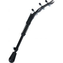 Bicycle Gear Fahrradständer Hinterrad - Fahrradständer für Fahrräder 24'' bis 28" - Fahrradständer - Stadt- und Rennräder - in der Länge verstellbar - Max. 20KG - Stahl - Schwarz