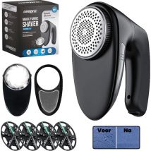 Beepro® Elektrischer Fusselentferner - Entblätterer - Fusselknipser - Kabellos und wiederaufladbar - Schwarz