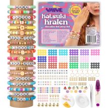 Vaive Katsuki Beads Deluxe Starter Kit - 2485-teiliges Schmuckherstellungsset - Basteln für Mädchen - für Kinder - Bastelkiste - Herstellung von Armbändern - Herstellung von Ohrringen