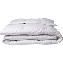 HOME by TEMPUR® leichte Bettdecke - Daunen - 140 x 200 cm - Waschbar - Chambray-Baumwolle