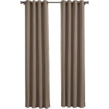 Larson Premium - Premium-Vorhang - Luxury Home Edition - Mit Ringen - 3m x 2.7m - Taupe