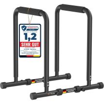 DH FitLife Dip Bars | Dip Station | Kraftstation Fitnessgeräte für Zuhause | Parallettes Calisthenics Trainingsgeräte | Krafttraining 80-100 cm individuell einstellbar