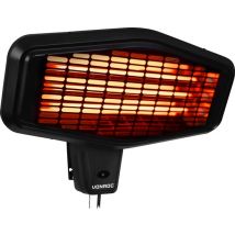 VONROC Atmosphärischer Terrassenstrahler - Amiata 2200W - Leistungsstarke Infrarotlampe - 3 Heizstufen - Zur Wandmontage
