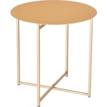 Mica Decorations Mikki Beistelltisch - H40 x Ø40 cm - Metall - Gold