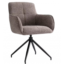 Criks Design Charly Esstisch-Drehstuhl | Braun | 63 x 63 x 52 cm