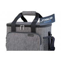 HELDENWERK Faltbare Kühltasche 20L - Isolierte Kühlbox - Auslaufsicher & Wasserdicht - Thermische Picknick- und Lunch-Tasche - Dunkelgrau