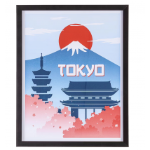 Bizzotto Poster Proof 123 im Rahmen - schwarz - 40x50 cm