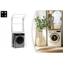 Home & Comfort - Platzsparender Umbauschrank für Waschmaschine mit 3 Einlegeböden