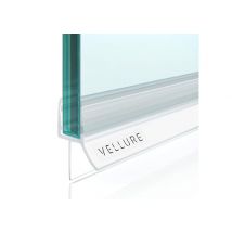 vellure® Duschtürdichtung - 6 mm - 100 cm - transparent - Premium Qualität