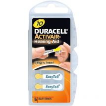 Duracell Activair 10 Batterien für Hörgeräte 6 Stück