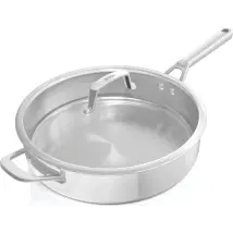 Ninja EverClad Kasserolle Ø26 cm - Edelstahl Silber - inklusive Deckel - 2.8L