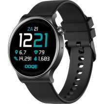 OOQE WATCH CS PRO - Smartwatch für Damen und Herren | Geeignet für iOS und Android | 10 Farben | HD | Benachrichtigungen | Gesundheitsanalyse | Sportanalyse | GPS-Verbindung | Anrufe | Musik-/Audiohören | Spiele | Ergonomisch | Niederländischsprachig | Sc