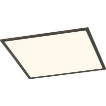 Trio leuchten - LED-Deckenleuchte - Deckenleuchte - 31W - Warmweiß 3000K - Dimmbar - Quadratisch - Schwarz - Aluminium