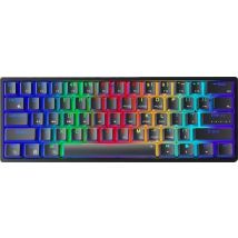 AULA F3261 - Kabelgebundene Gaming-Tastatur - Mechanisch - Full RGB - 61 Tasten - Roter Schalter - Hot Swap - Qwerty-Tastaturen - Schwarz