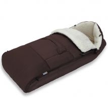 BabyGaga Kinderwagen Fußsack Braun | Teddy | Maxi-Cosi | mit Aufbewahrungstasche