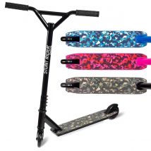 LifeGoods StuntRider - Stunt-Scooter - Stufe 8+ Jahre - 100mm Räder - Jungen/Mädchen - Schwarz