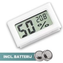 Ease Electronicz Hygrometer - Wetterstation - Luftfeuchtigkeitsmesser - Thermometer für Innenräume - inkl. Batterien