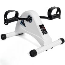 SafeLife Mini Heimtrainer - Elektrisch & einstellbarer Widerstand - 26 x 40 x 34 cm - Weiß