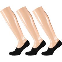 Apollo 3-pair No Show low trainer socks - Füßlinge Strümpfe Füße - 46 - Schwarz