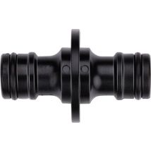 BLACK+DECKER Verbindungs-Gartenschlauch - ⌀ 3.2 x 5.2 CM - 2 Schläuche verbinden - Schwarz