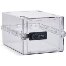 Lockabox Mini™ Aufbewahrungsbox mit Zahlenschloss - Abschließbarer Medizinschrank - Polycarbonat-Tresor - kühlschrank- und gefrierschrankgeeignet - 3 Liter - 22,3 x 15,4 x 12 cm