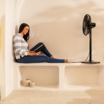 Cecotec 05875, Haushaltsventilator mit Flügeln, Schwarz, Boden, Tisch, 60Â°, Tasten, 7 Stunden