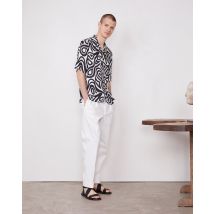 Chemise Eren - Taille XL - Couleur Black/Ecru - Officine Générale