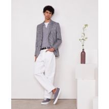 Veste 375 - 44 - Officine Générale Tweed Italien Lin Et Laine