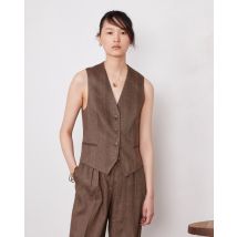 Gilet Cleo - Taille 34 - Couleur Toffee/Black - Officine Générale
