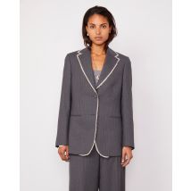 Giovanni Jacke – Größe 42 – Farbe Midheathergrey/Ecru – Officine Générale