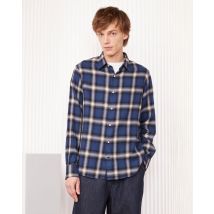 Giacomo-Hemd – Größe XS – Farbe Ecru/Dknavy/Schwarz – Officine Générale