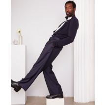 Pantalon Nash - Taille 46 - Couleur Darknavy/Ecru - Officine Générale