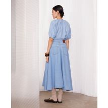 Jupe Bertina - Size L - Color Bleu Clair - Officine Générale