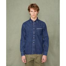 Chemise New Button Down - Taille S - Couleur Denim Stone Wash - Officine Générale