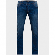 Toplook Mens Stonewashed Tapered Leg Jeans