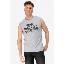 Lonsdale - Clopton Marl Grey/Black - Débardeur - gris - M - 90 % coton, 10 % Viscose,Jersey