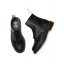 Dr. Martens - Vegan 1460 Black Felix Rub Off - Chaussures - noir - EU 38 - Synthetic/Textile/Caoutchouc
