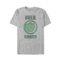 Hulk - Hulk It Heather Grey - T-Shirt - gris - L - 90 % coton, 10 % polyester,Jersey