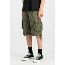 Alpha Industries - Jet Short Dark Olive - Shorts - vert - W31 - 100% Coton,Coton
