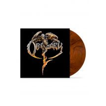 Obituary - Obituary Halloween Orange and Black Galaxy Merge - Colored Vinyl