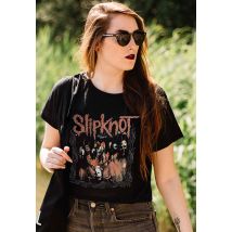 Slipknot - Band Frame Cropped - T-Shirt - noir - XXL - 100% Coton,Jersey