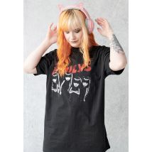 Emily The Strange - Group Emilys - Girly - noir - M - 100% Coton,Jersey