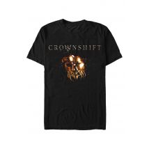 Crownshift - Embrace Insanity - T-Shirt - noir - M - 100% Coton,Jersey