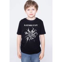 Kataklysm - Logo/Tribal Kids - T-Shirt - noir - 116 - 100% coton biologique,Jersey