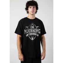 In Mourning - Gallows Crest - T-Shirt - noir - M - 100% Coton,Jersey