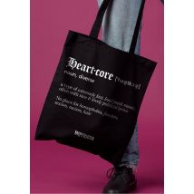 Impericon Merchandise - Heartcore - Totebag - noir - Onesize - 100% Coton