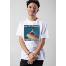 Halcyon Hope - Down Down Down White - T-Shirt - blanc - M - 100% Coton,Jersey