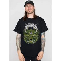 Total Annihilation - Green Skull - T-Shirt - noir - M - 100% Coton