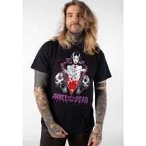 Dance With The Dead - Red Eyes - T-Shirt - noir - XL - 100% Coton