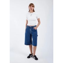 Dr. Denim - Bree Worker Stream Mid Retro - Shorts - bleu - M - 100% Coton,Jean
